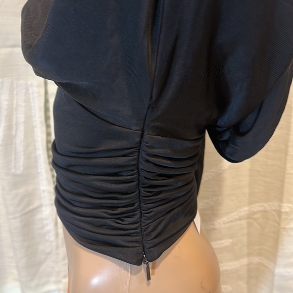 RUNWAY Saint Laurent Draped Jersey Open back Top - Picture 13 of 15